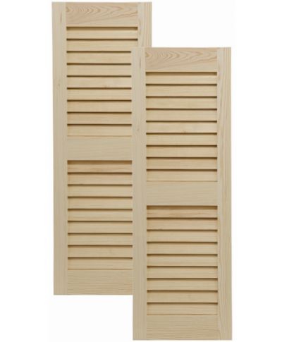 Wood Louver Shutters
