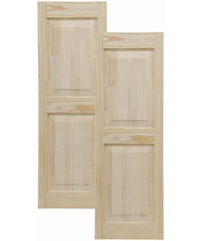 Wood Raised Panel Shutters