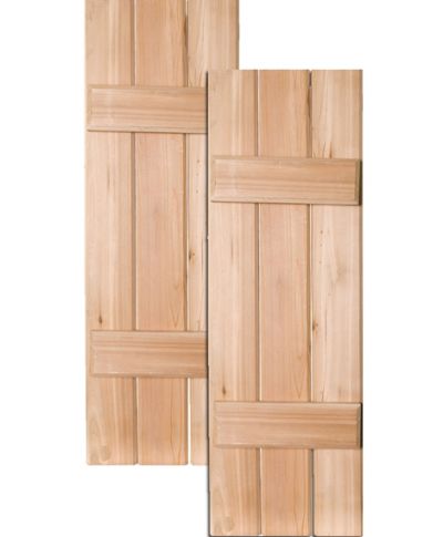 Wood Board n' Batten Shutters