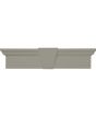 33 5/8"W x 6"H Flat Panel Crosshead, Fade-Resistant Vinyl