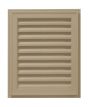 12"W x 18"H Classic Rectangle Gable Vent Louver, 49 Sq. Inch Vent Area