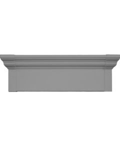 33 5/8"W x 9"H Flat Panel Crosshead, Fade-Resistant Vinyl