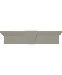 65 5/8"W x 6"H Flat Panel Crosshead, Fade-Resistant Vinyl