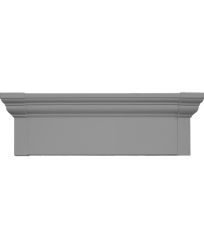 43 5/8"W x 9"H Flat Panel Crosshead, Fade-Resistant Vinyl