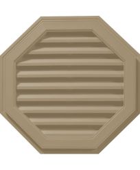 18"W x 18"H Octagon Gable Vent Louver, 26 Sq. Inch Vent Area