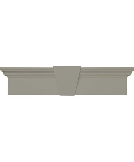 73 5/8"W x 6"H Flat Panel Crosshead, Fade-Resistant Vinyl