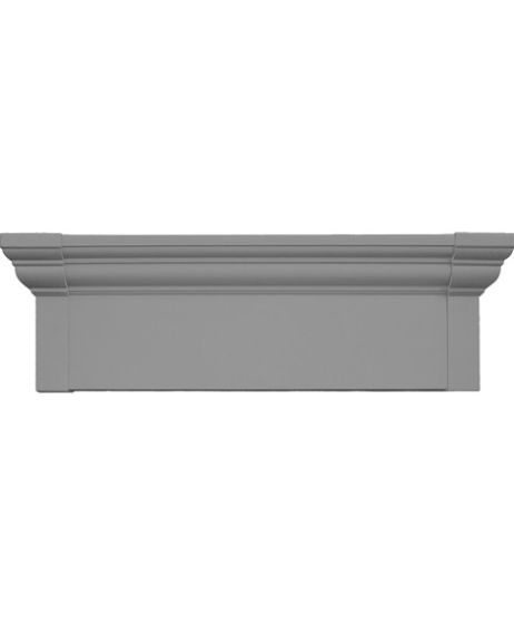 128"W x 9"H Flat Panel Crosshead, Fade-Resistant Vinyl