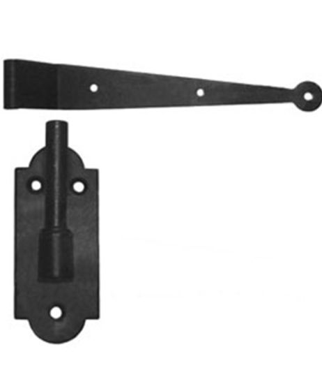 10" Strap Hinge and Pintel w/ 2 1/4" Offset